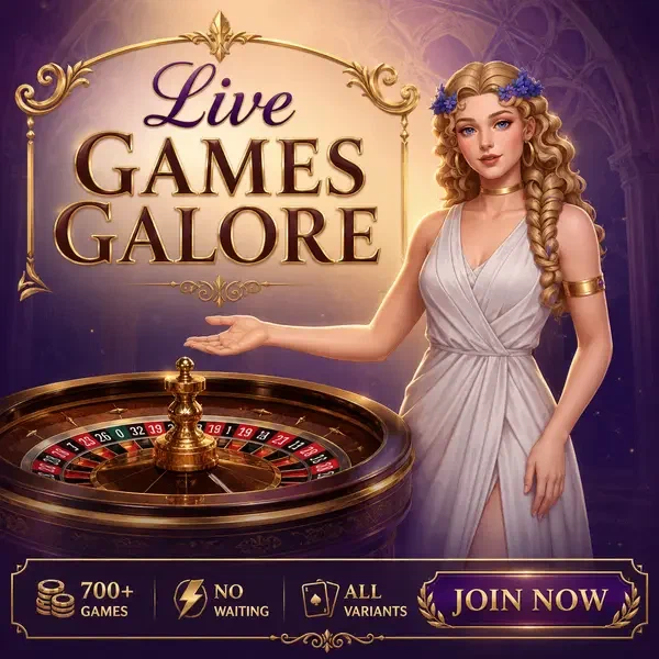 Musen-Maskottchen lädt Spieler anmutig zu Live-Dealer-Tischen bei Live-Tische und Game Shows jetzt verfügbar ein